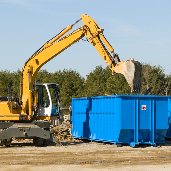 are there any restrictions on where a residential dumpster can be placed in Steuben New York